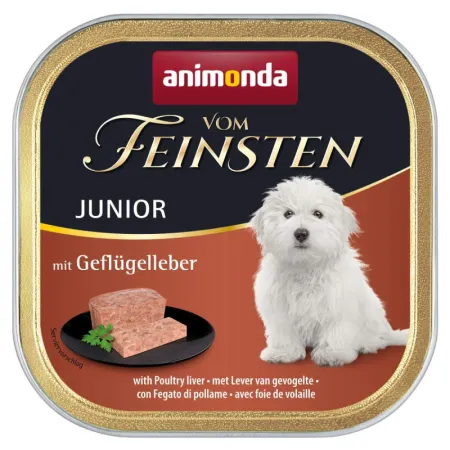ANIMONDA Vom Feinsten Dog Junior wątróbka drobiowa 150g